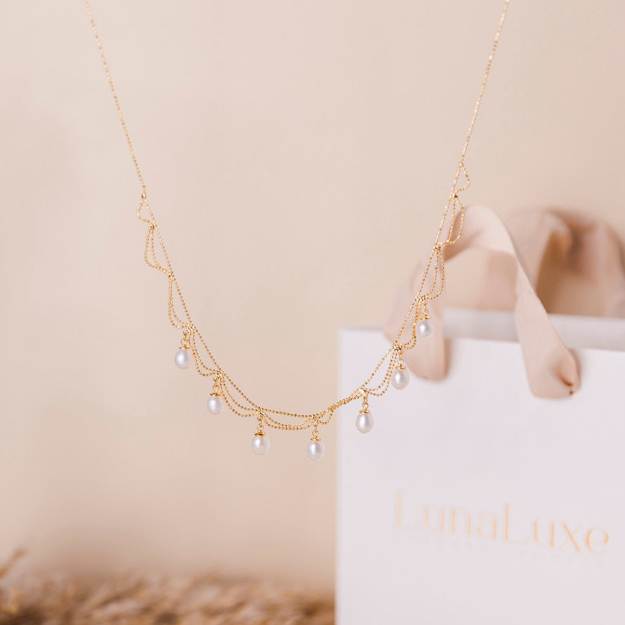 Draped Elegance Necklace