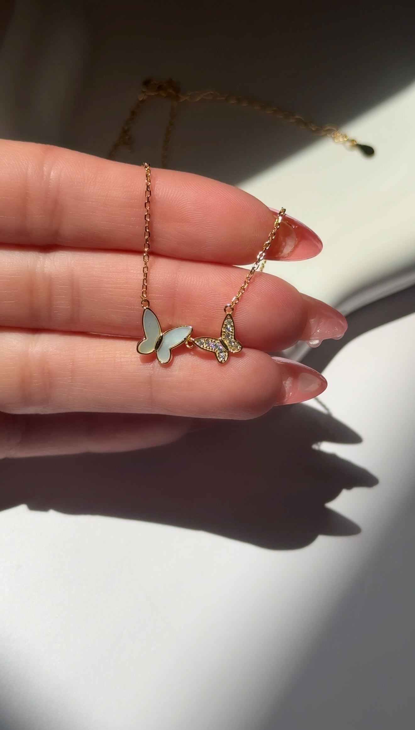 Mom & Me Butterfly Necklace