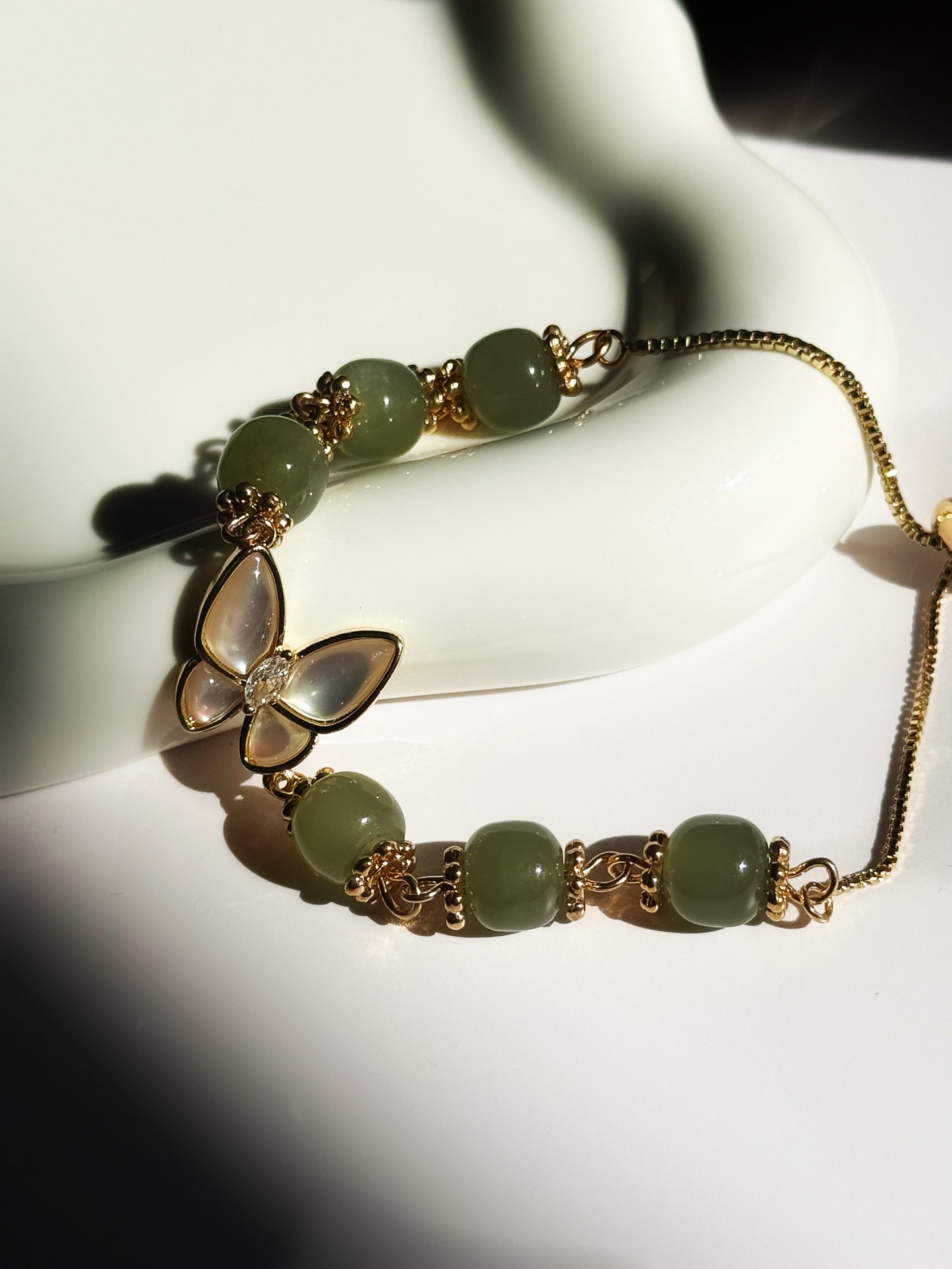 Jaded Butterfly Bracelet