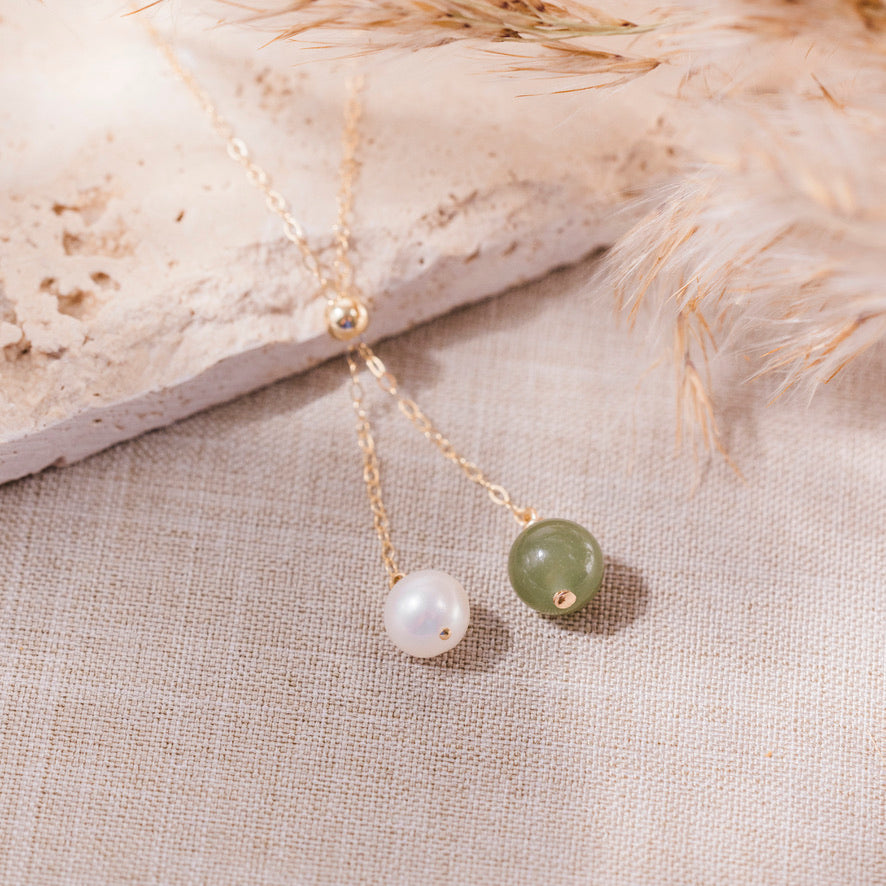 Aura Glide Necklace Gold-Filled