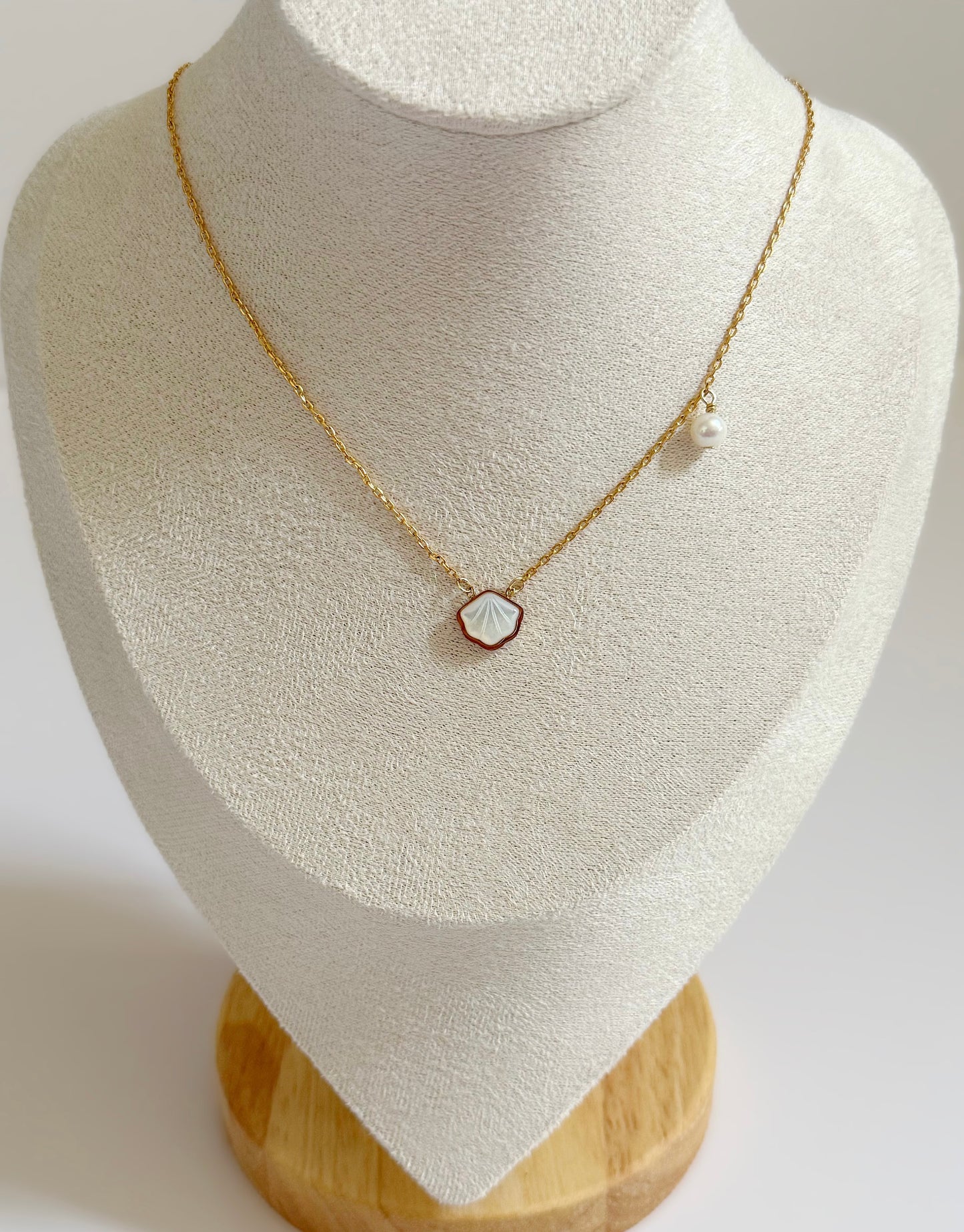 Lysandra Pearl Shell Necklace