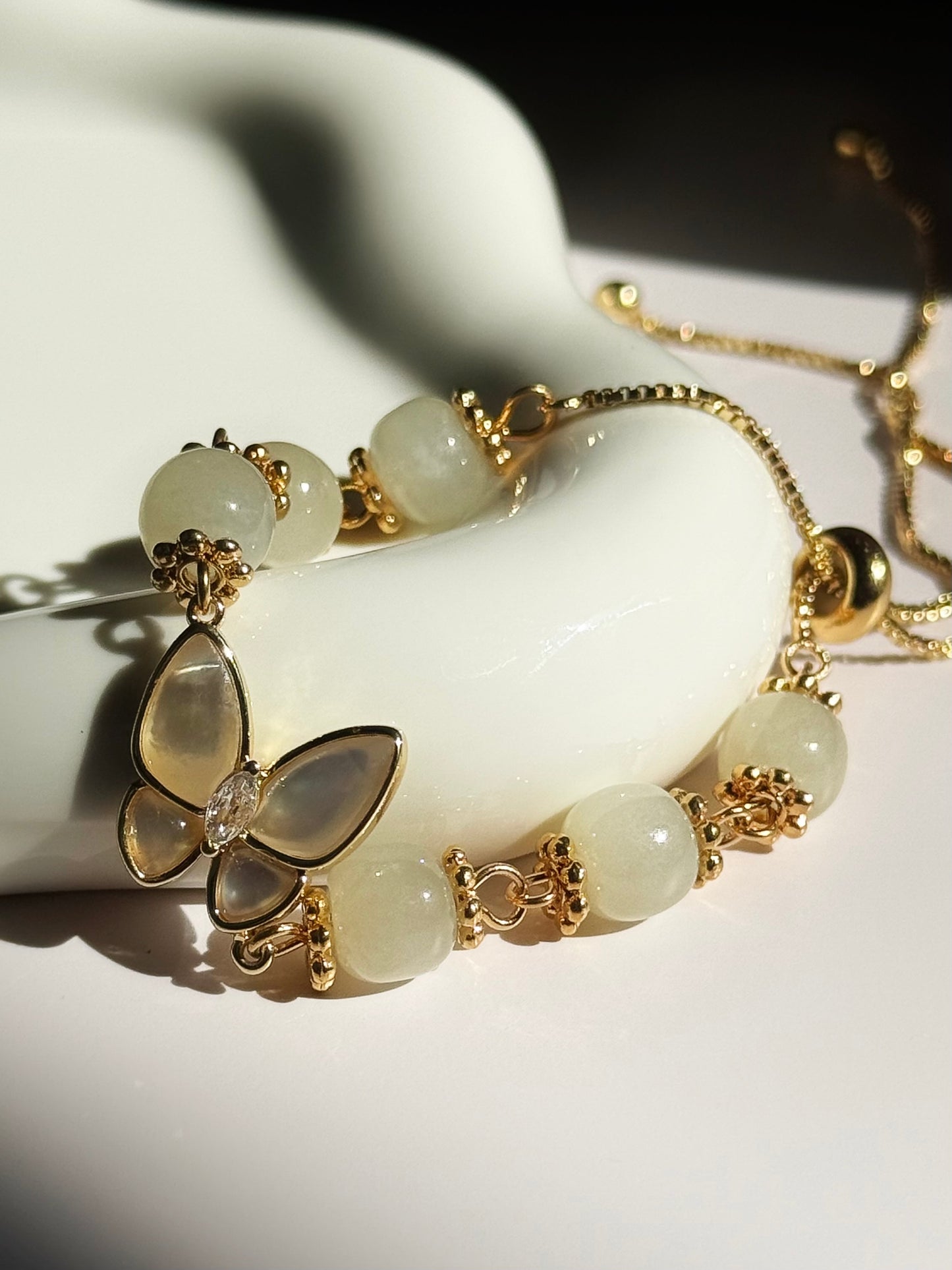 Jaded Butterfly Bracelet