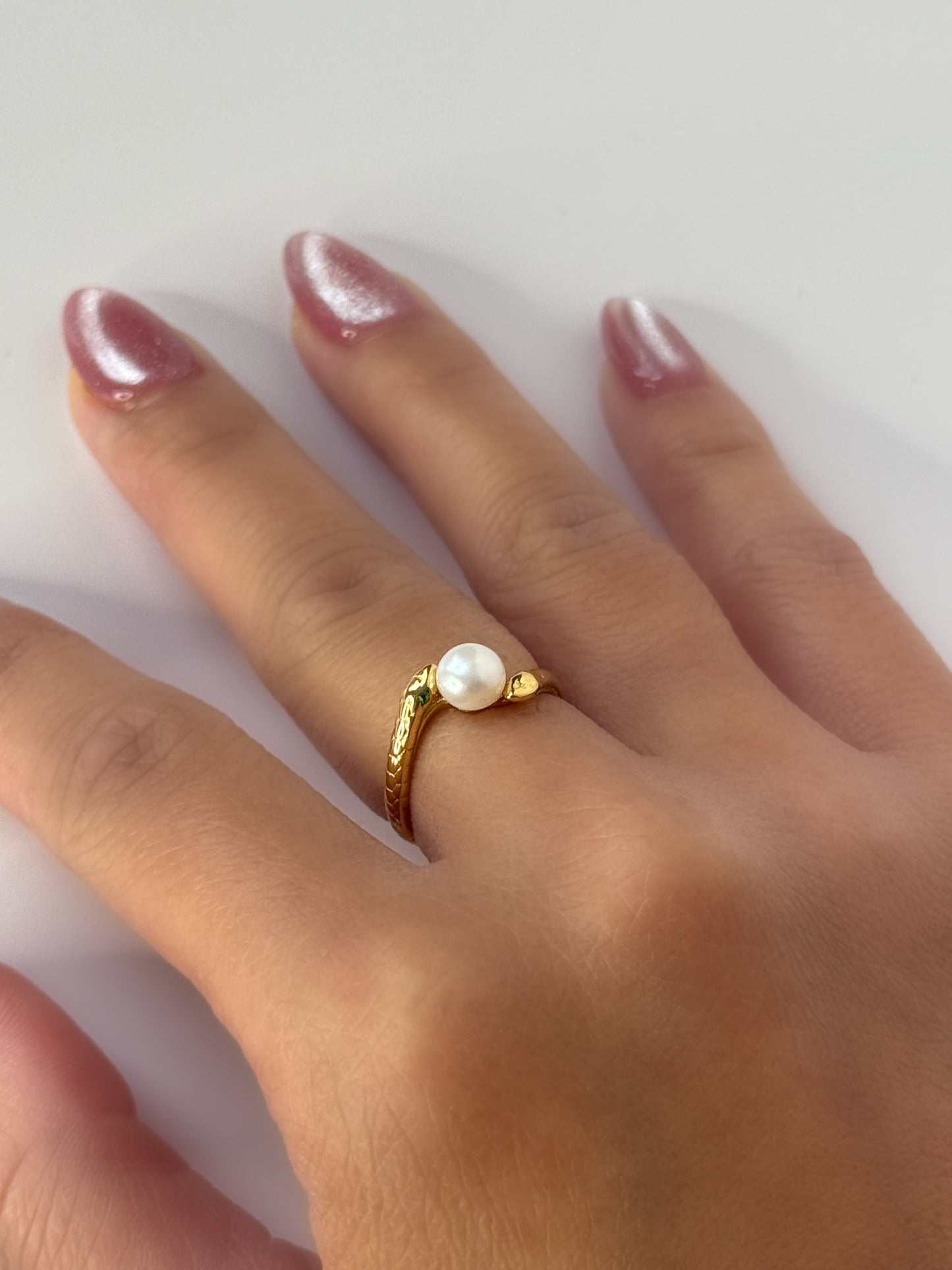 Serpentina Pearl Ring