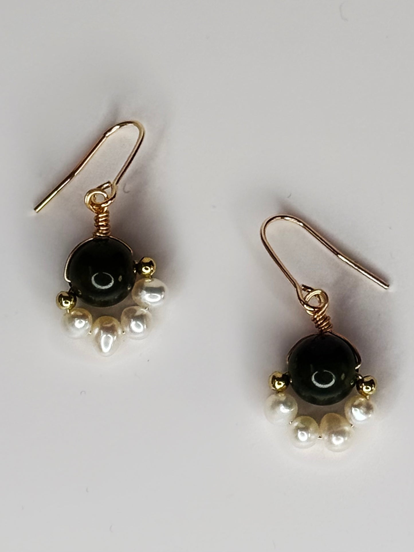 Sage Pearls Earrings
