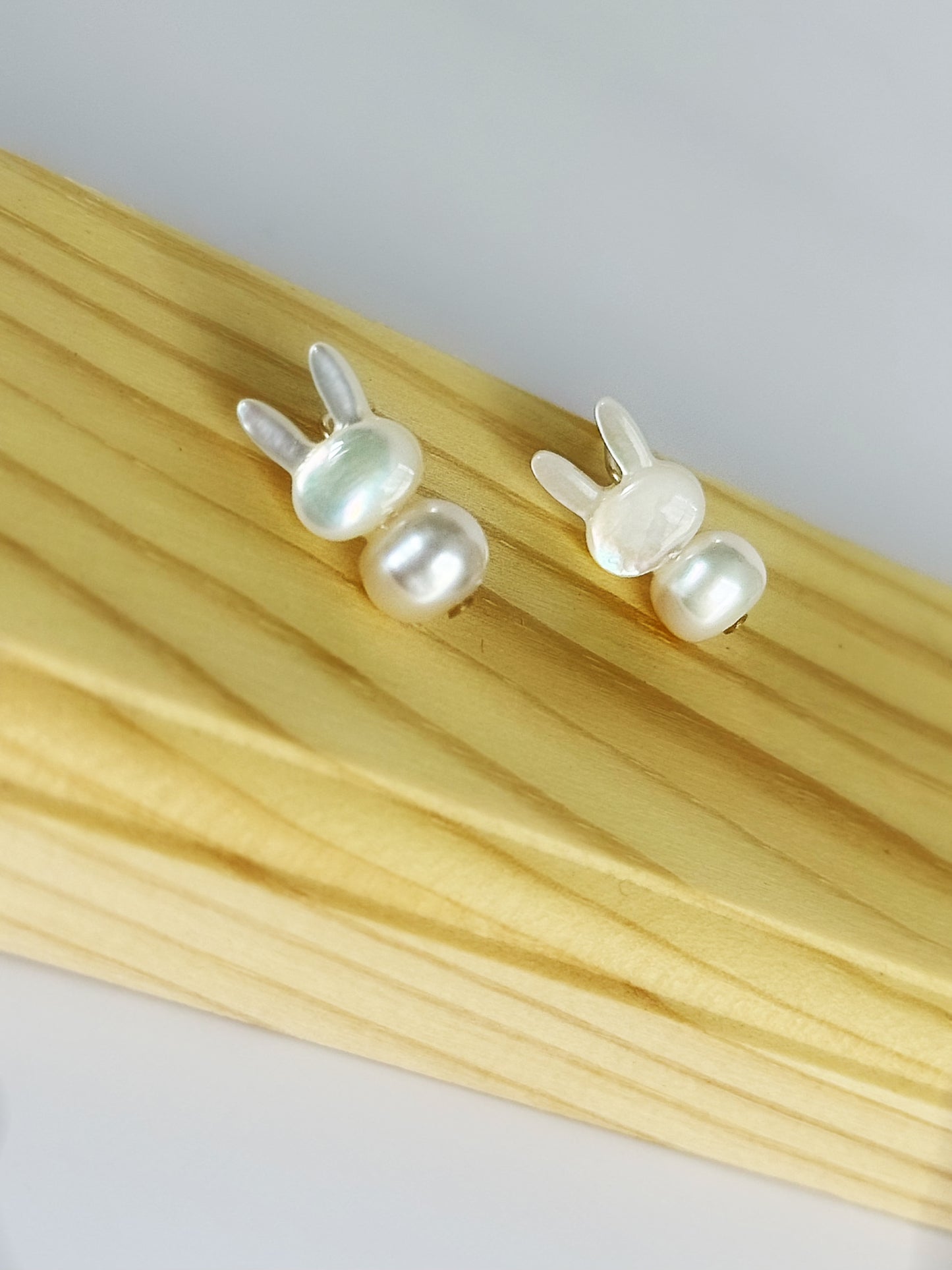 Hoppy Bunny Studs