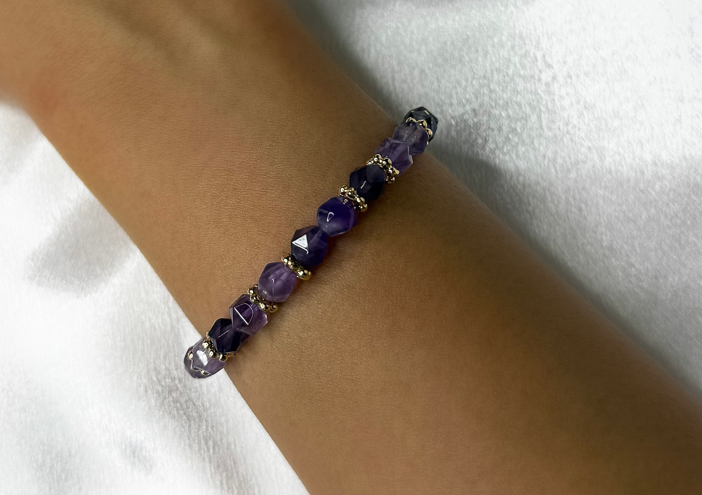 Lavender Glow Bracelet