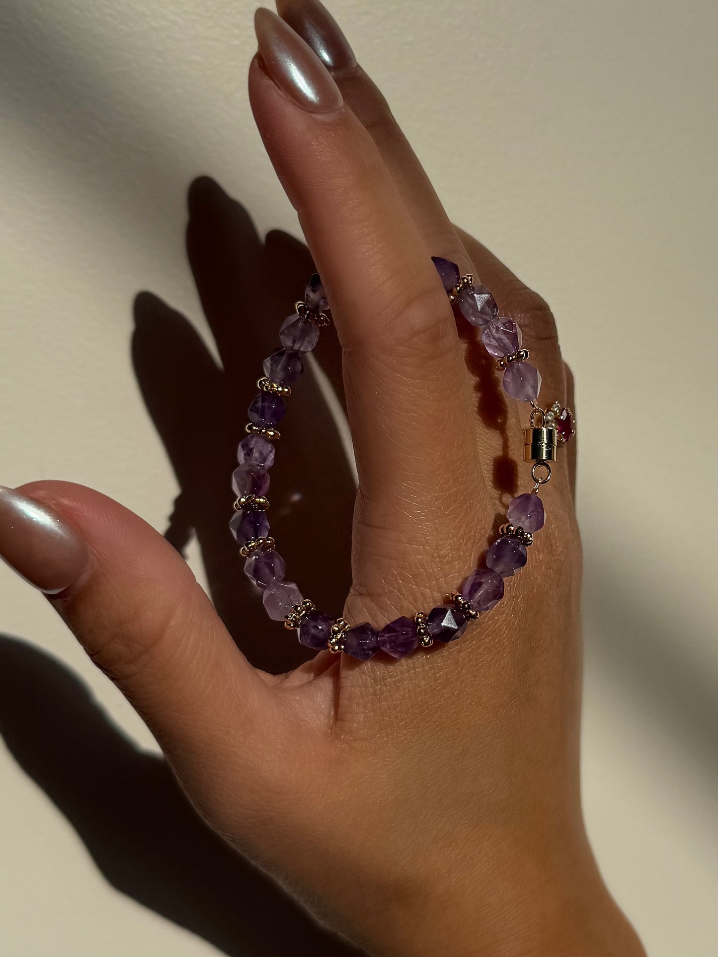 Lavender Glow Bracelet