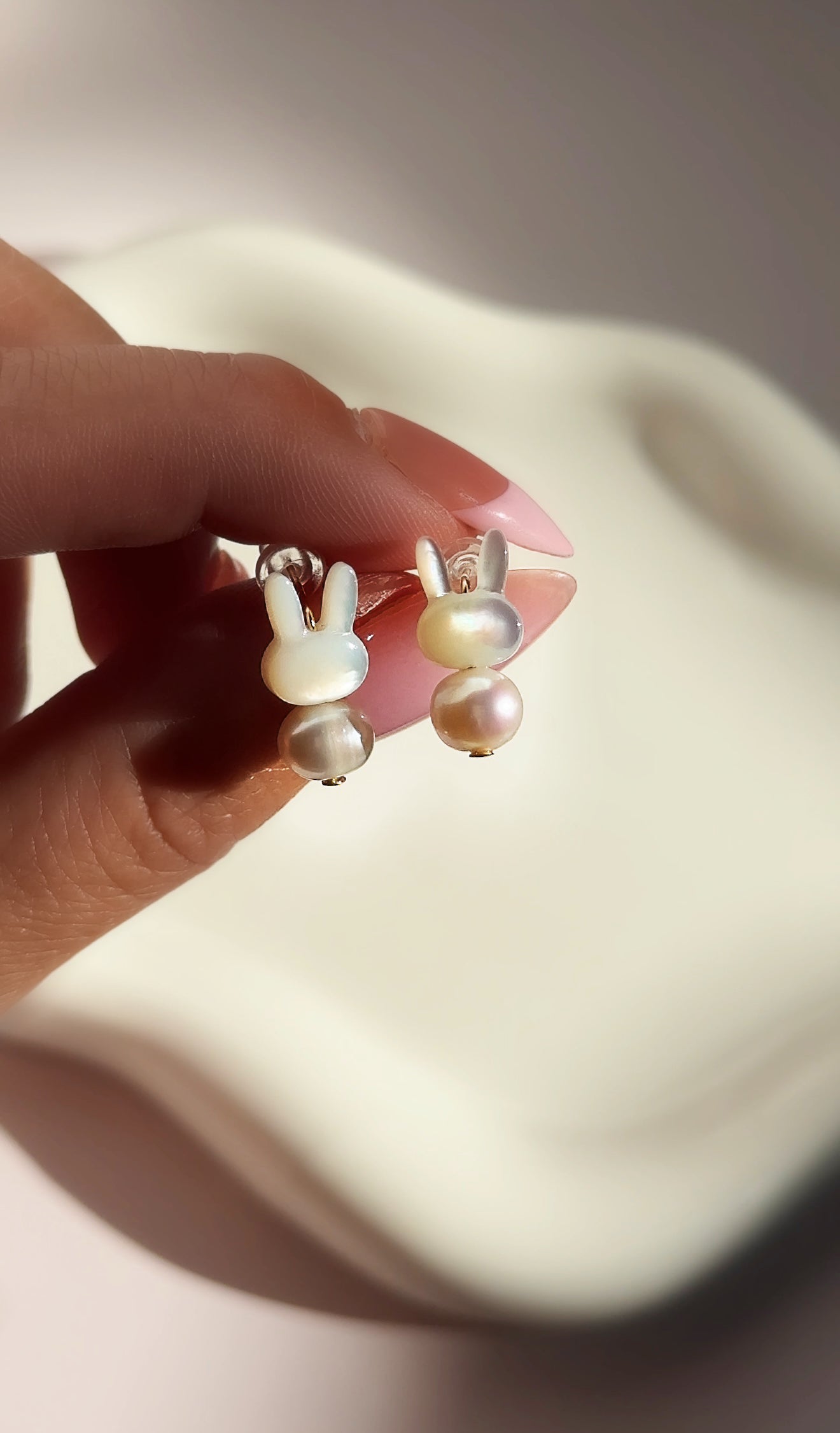 Hoppy Bunny Studs