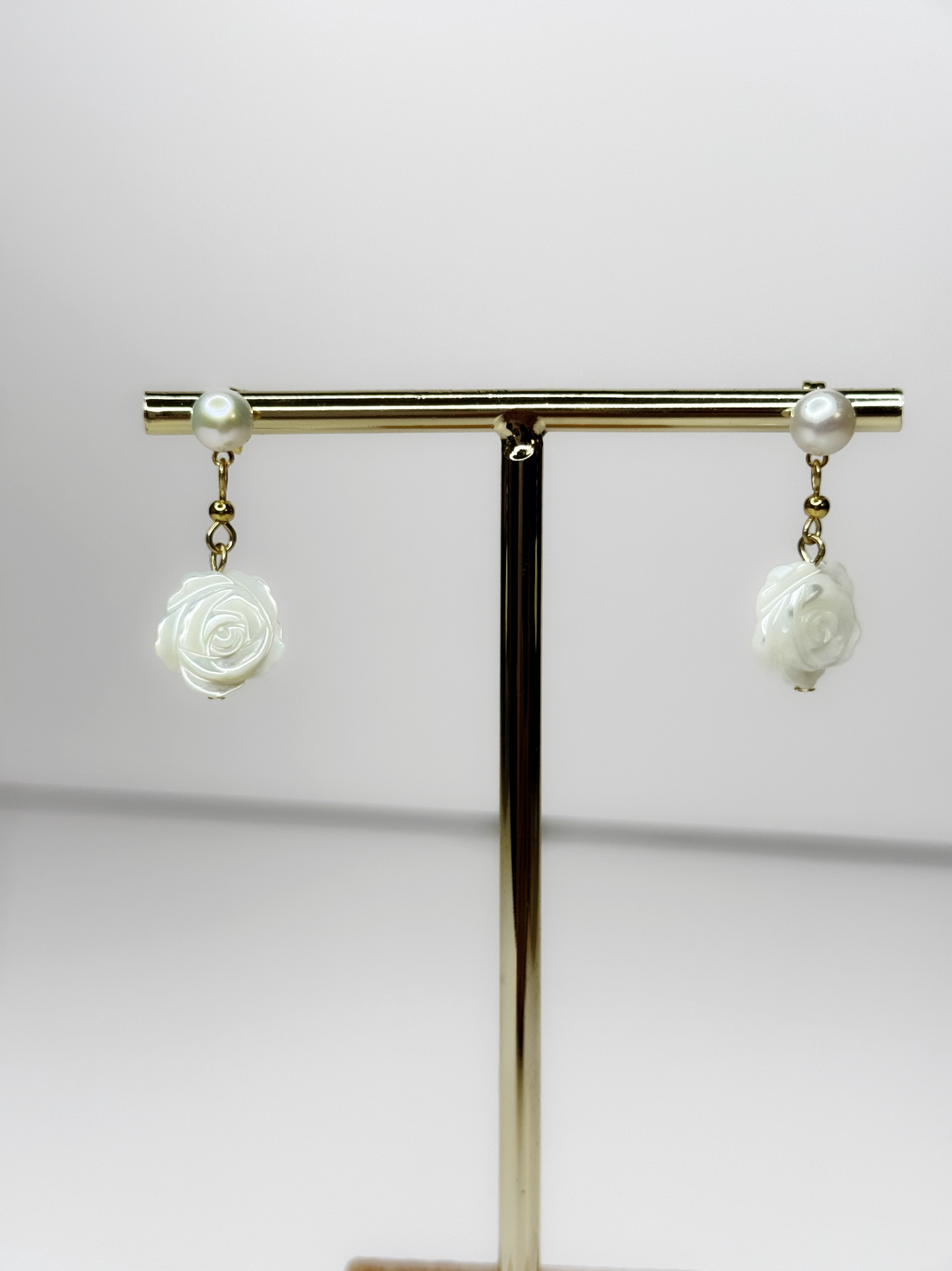 Rose Drop Mini Earrings