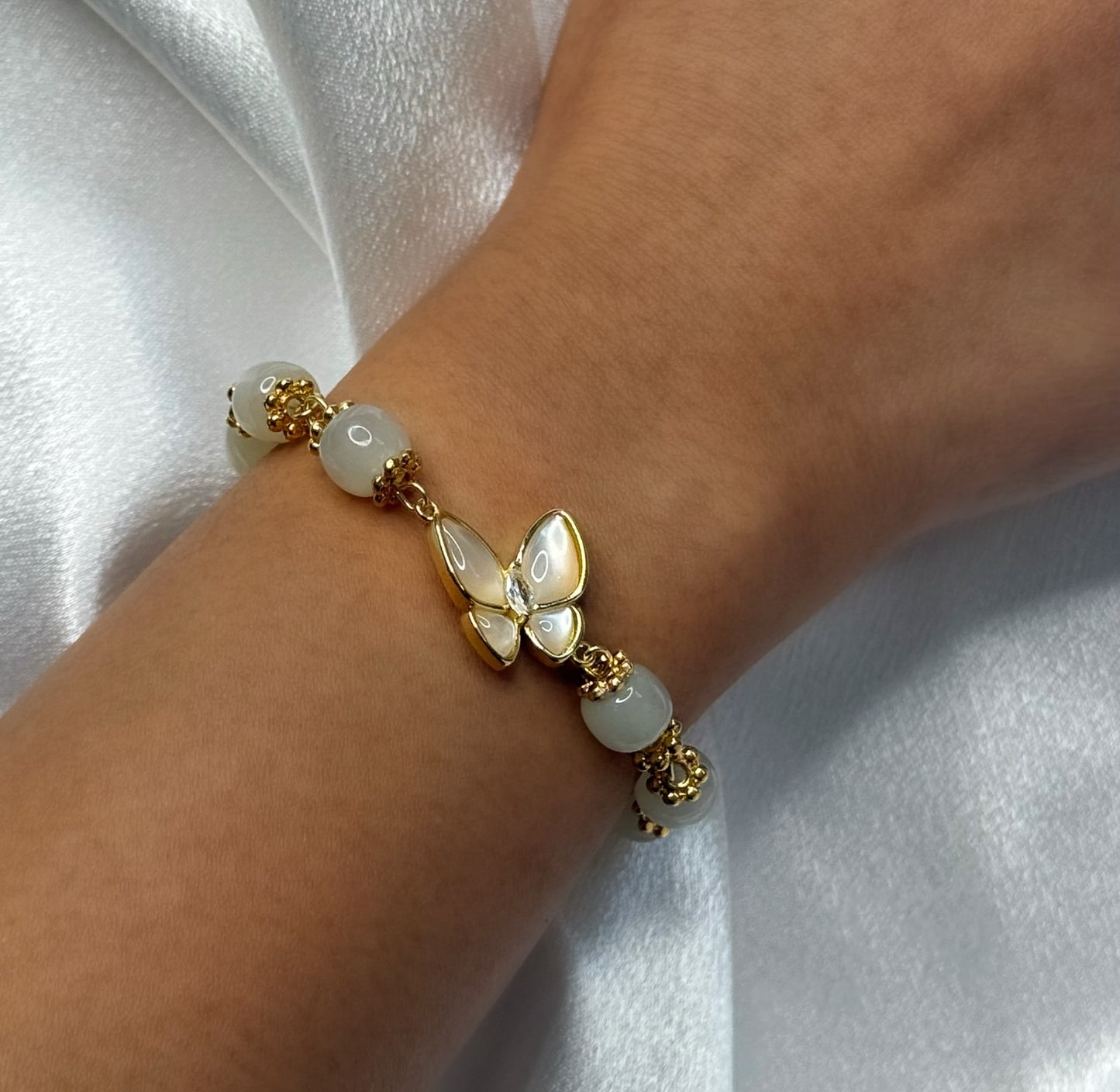 Jaded Butterfly Bracelet