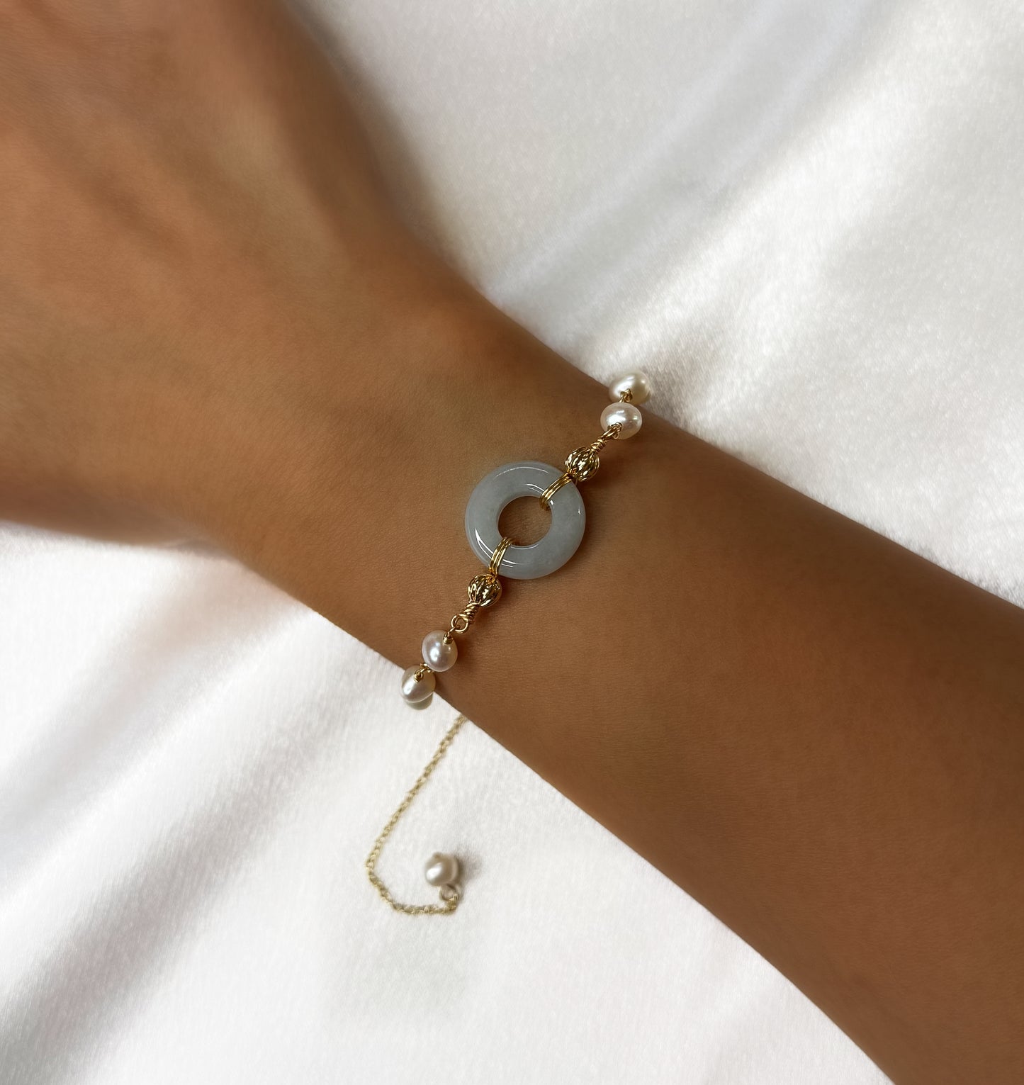 Glistening Jade Bracelet