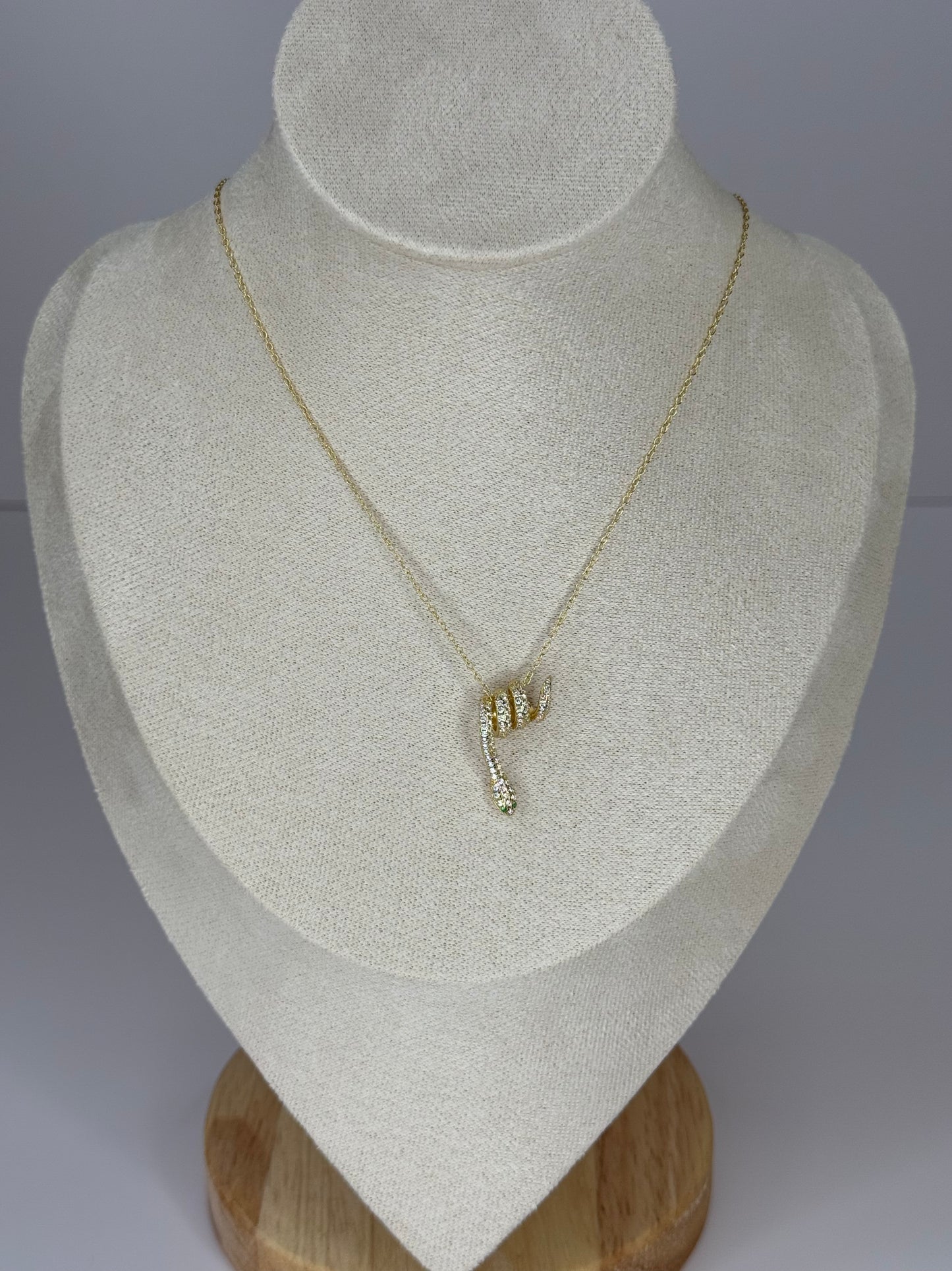Emerald Serpent Necklace