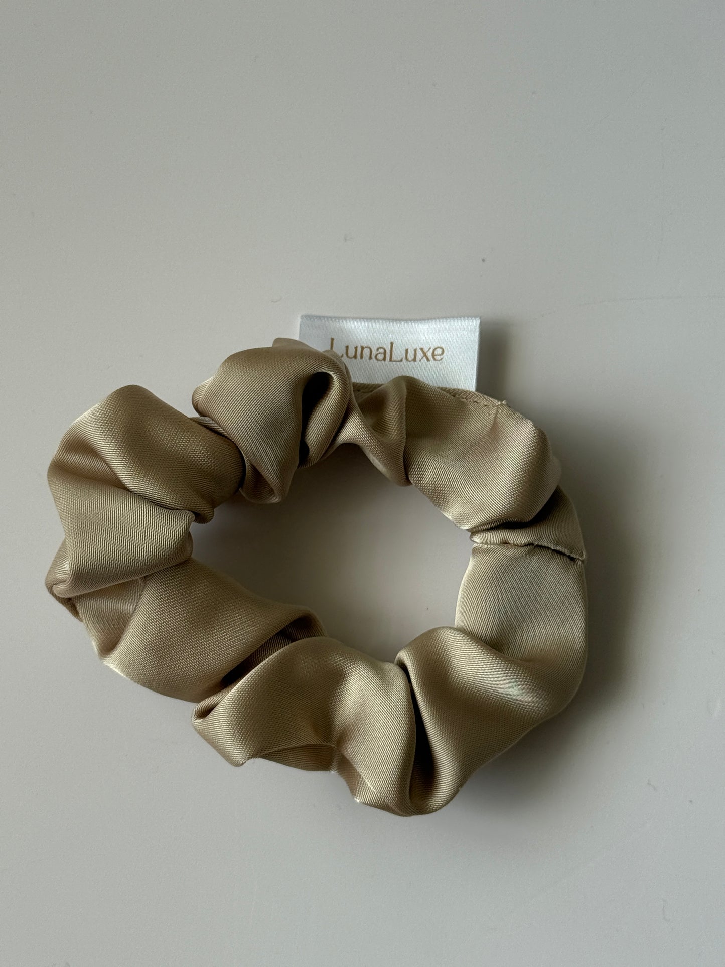 Satin Scrunchies Neutral Tones