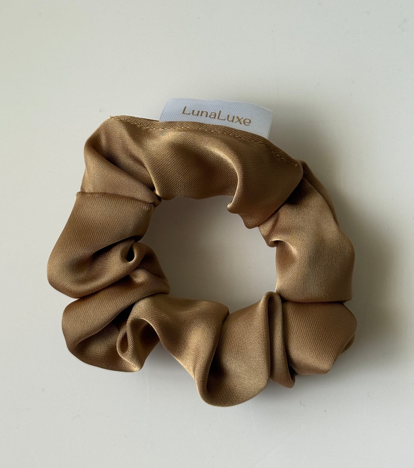 Satin Scrunchies Neutral Tones