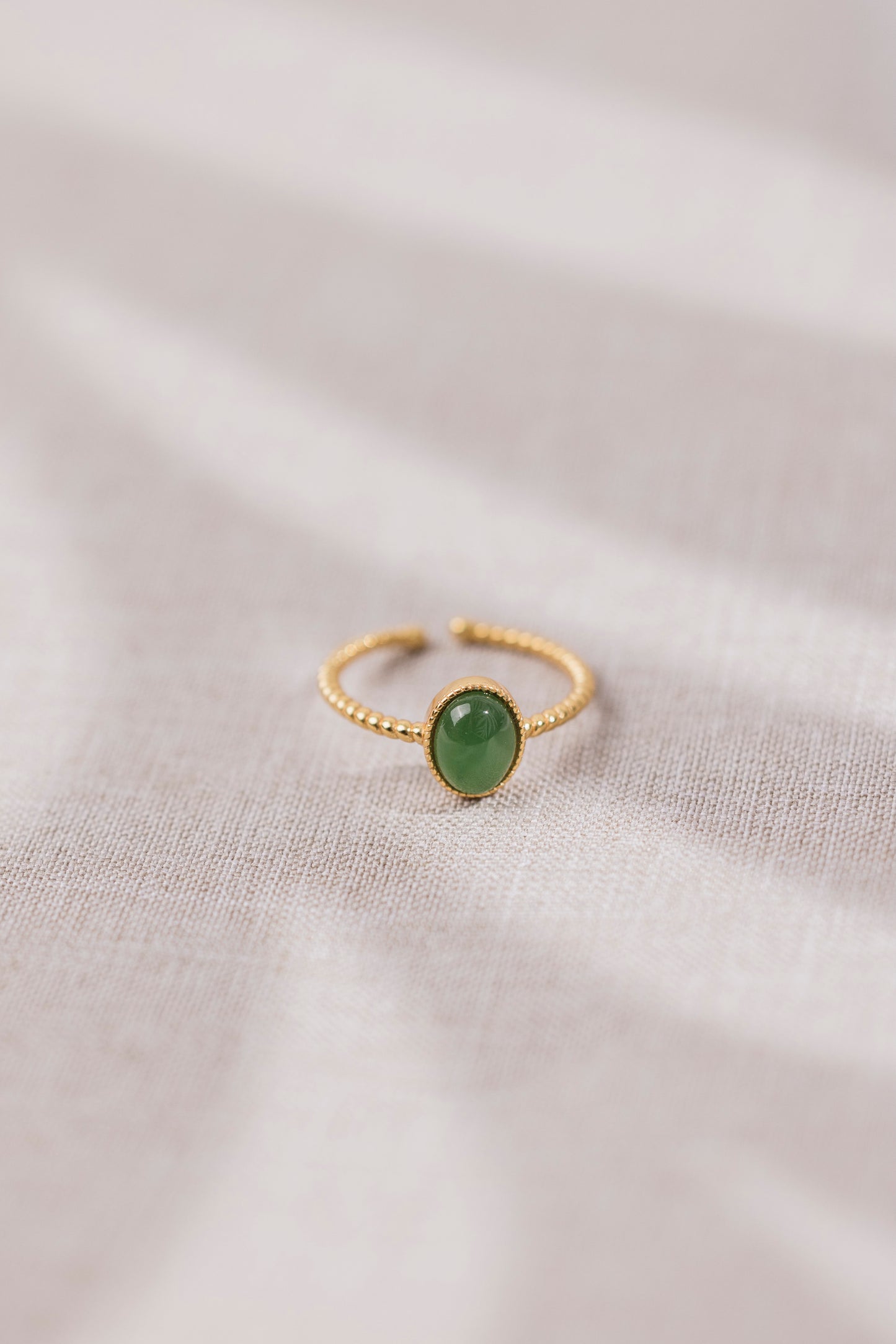 Oval Jade Ring