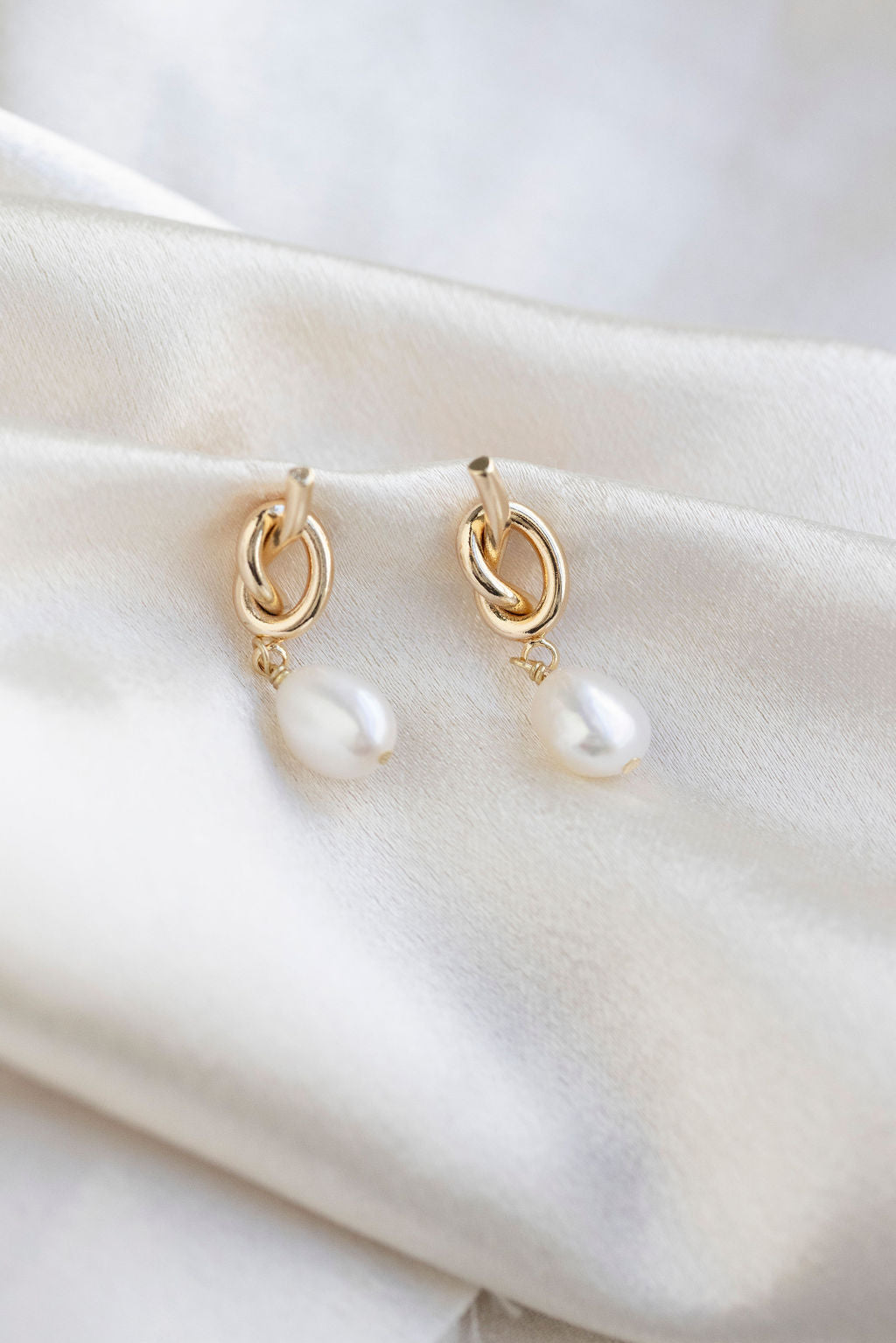 Golden Knot Earrings