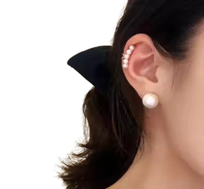 gold-Plated Natural pearls Earrings – Minimalist Luxury