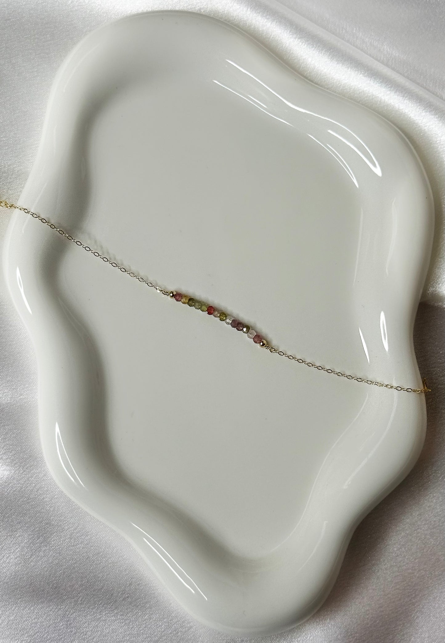 Gold-Filled Natural Stone bracelet – Unique, Natural Style