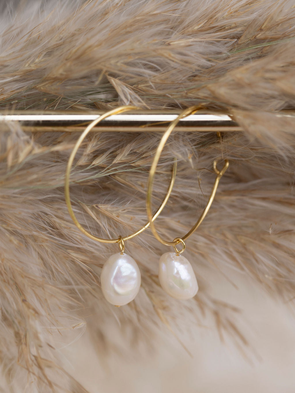 Ariel Pearl Hoops