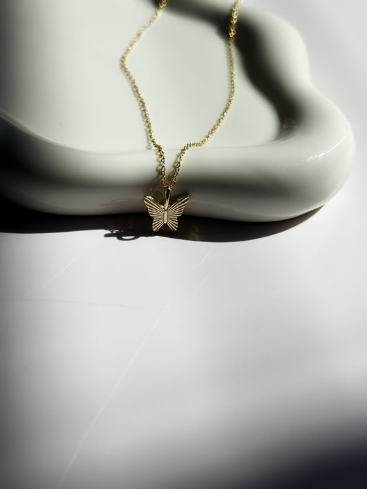 Radiant Butterfly Necklace