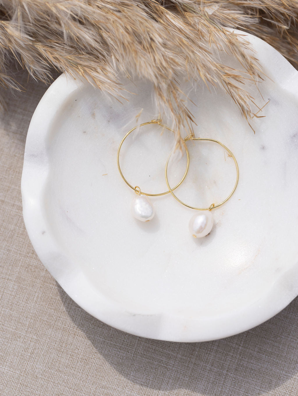 Ariel Pearl Hoops