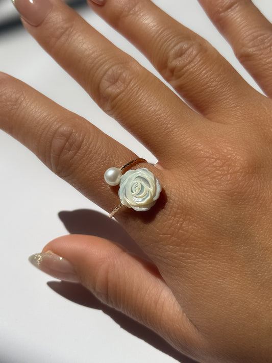 Ivory Bloom Ring