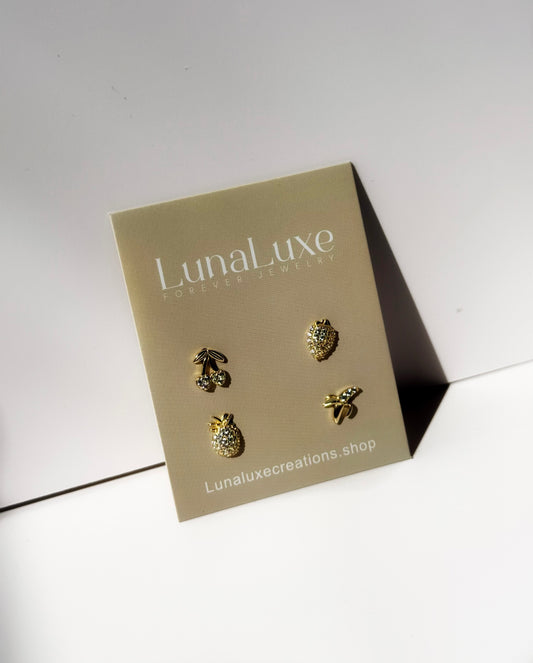Fruit Luxe Earring Set