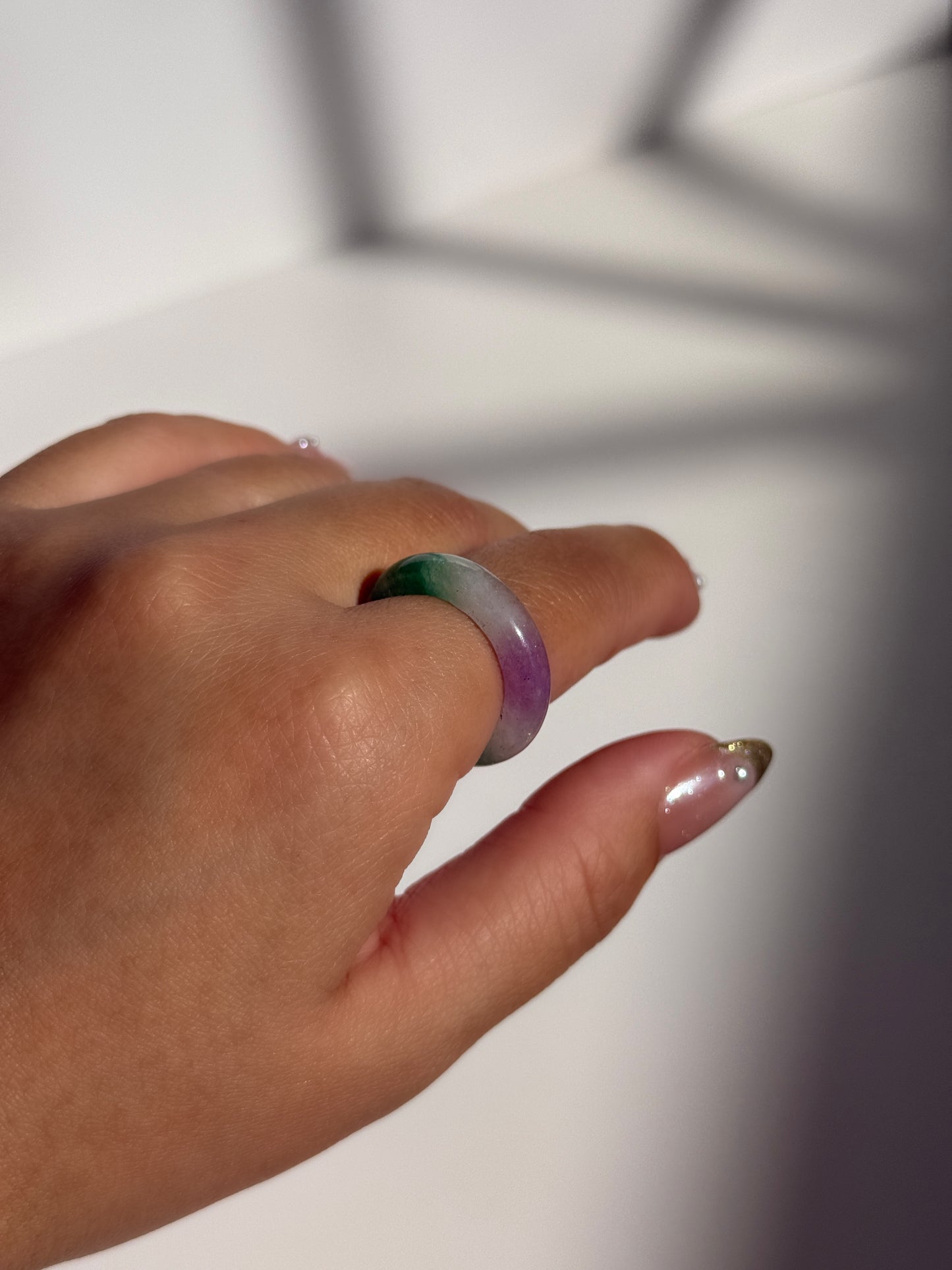 Lavender Jade Ring