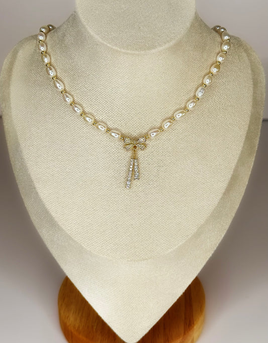 Duchess Bow Necklace