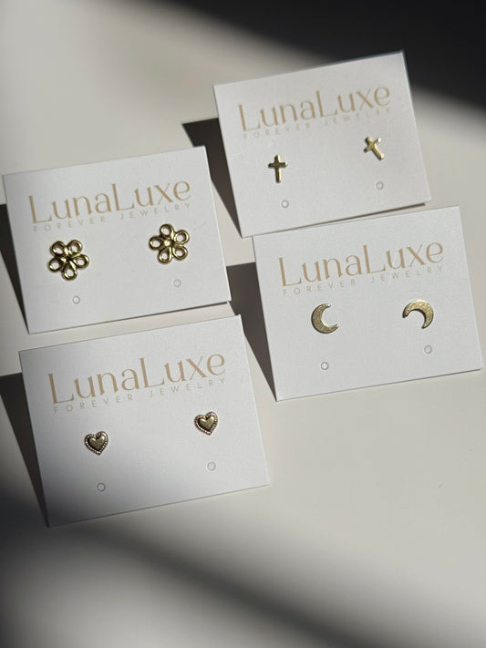 Gold-filled Stud Earrings