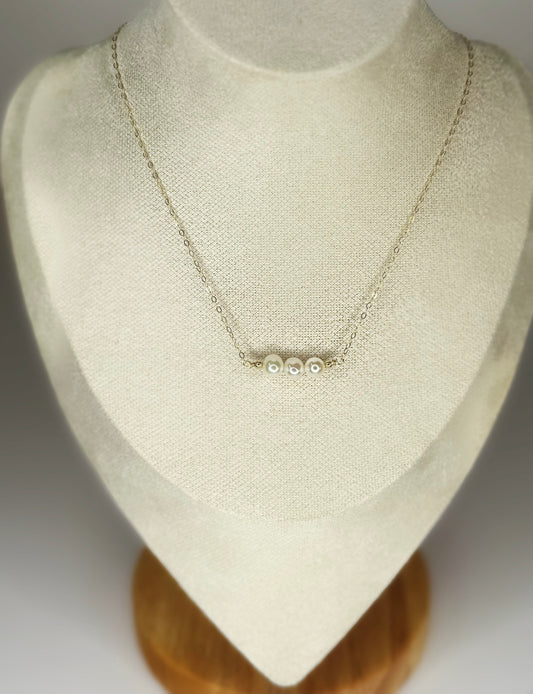 Lena Pearl Necklace Gold- Filled