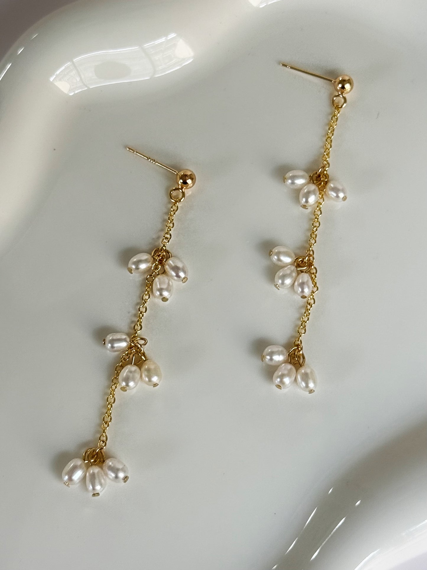 Cascade Pearl Earrings
