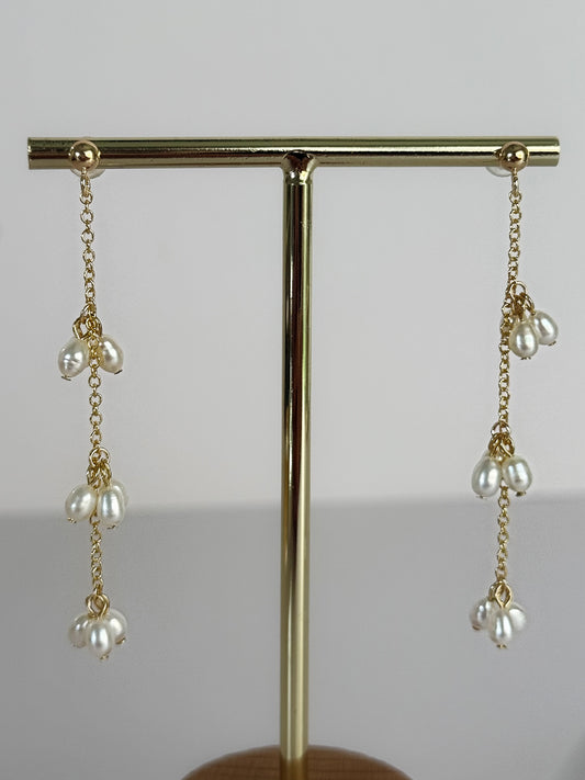 Cascade Pearl Earrings