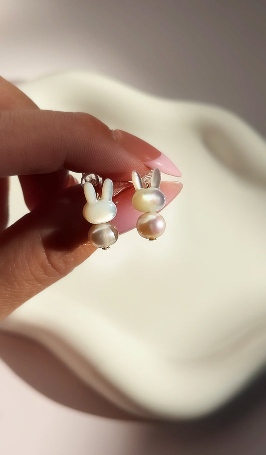 Hoppy Bunny Studs