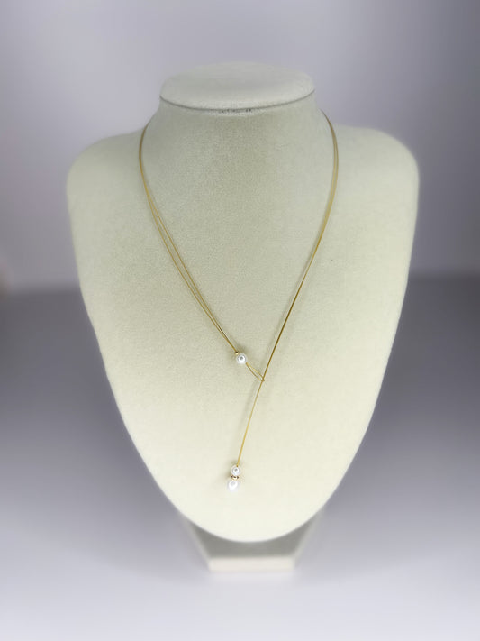 Tangled in Pearls Necklace
