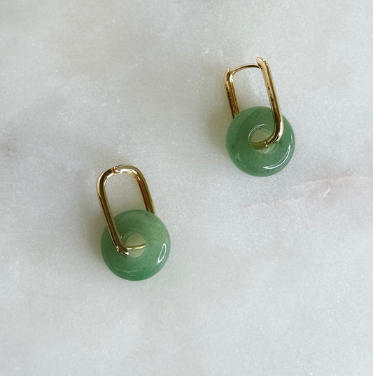 Eclipse Jade Earrings