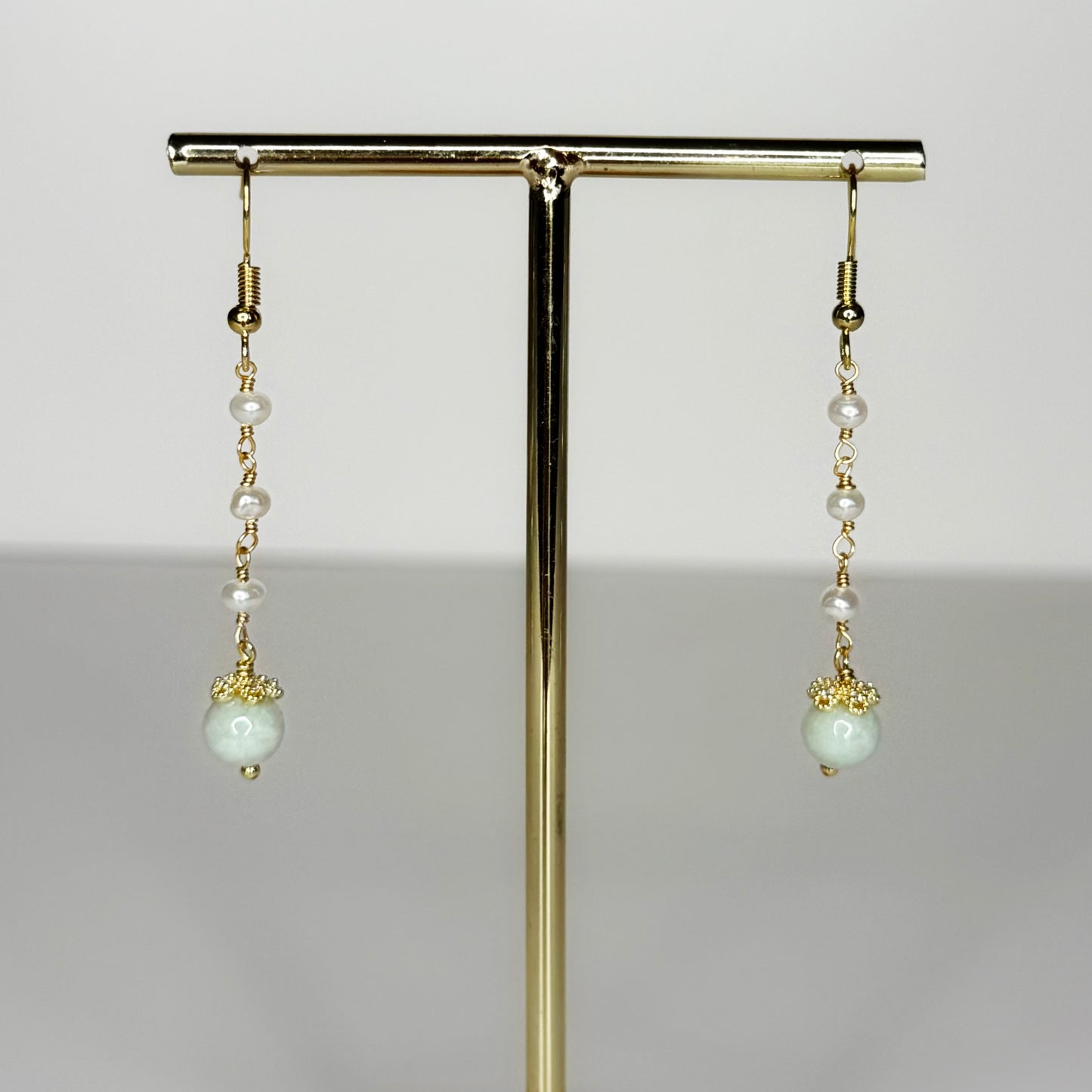Jade Drops Earrings