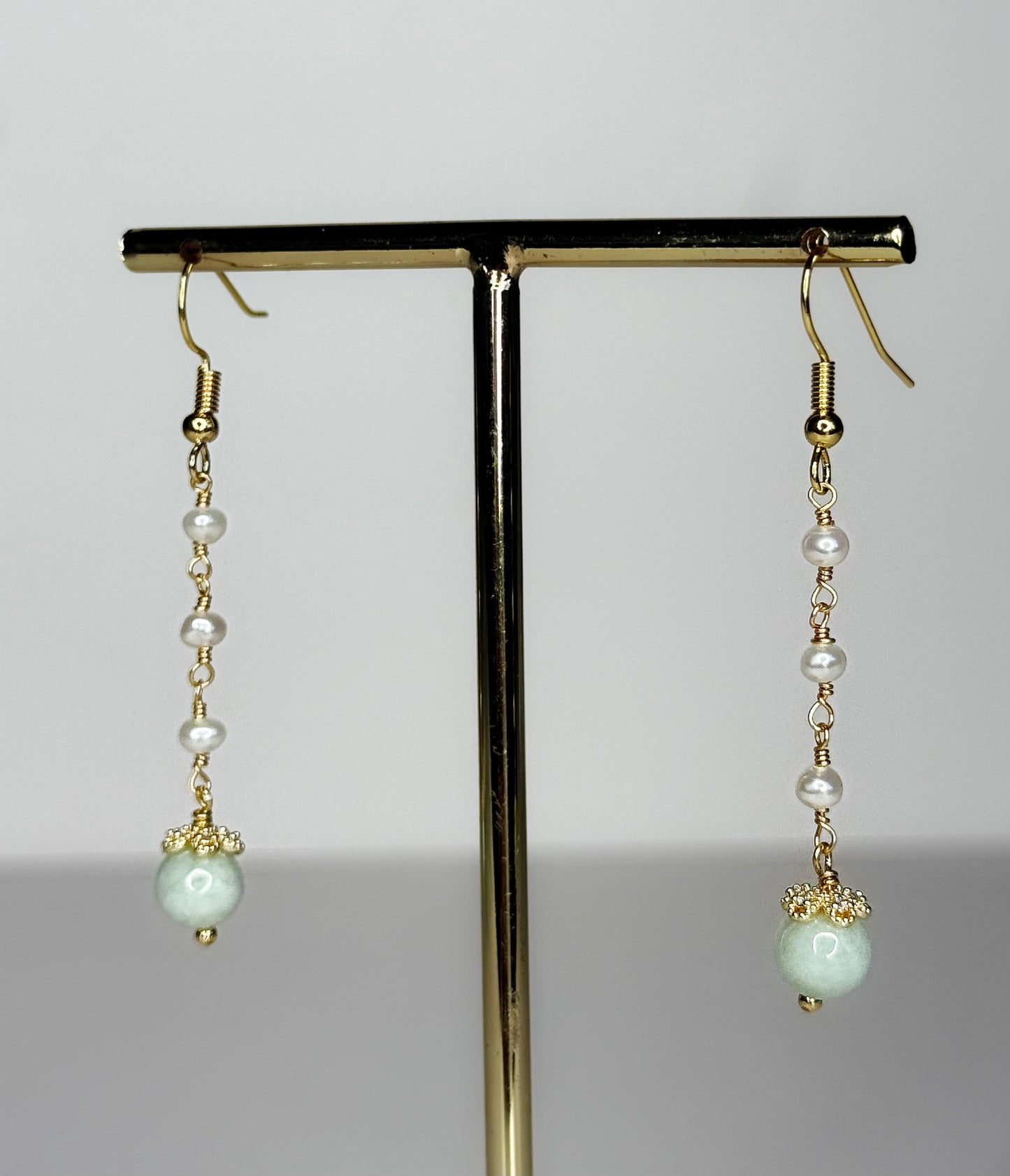 Jade Drops Earrings