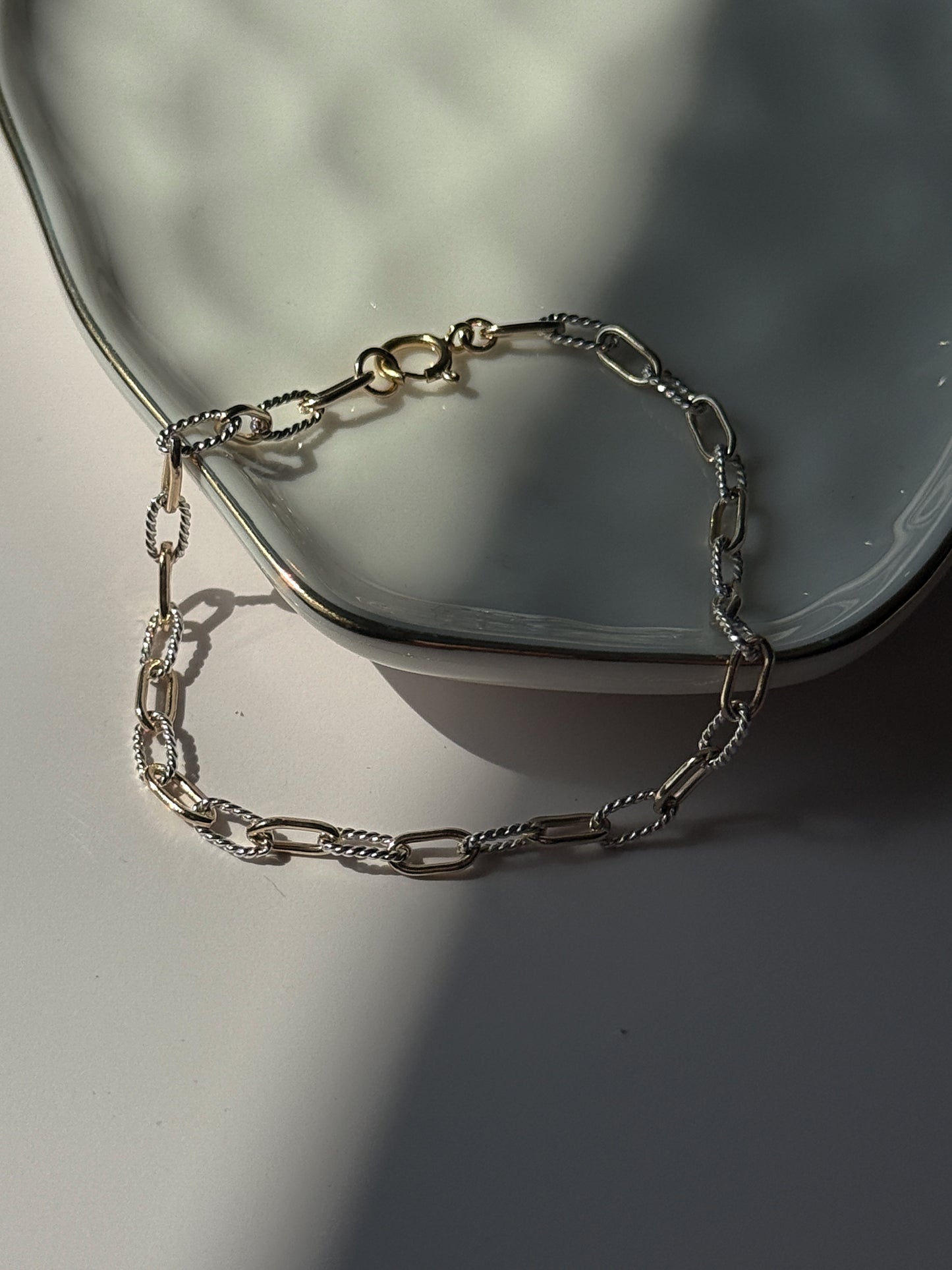 Champagne Link Bracelet