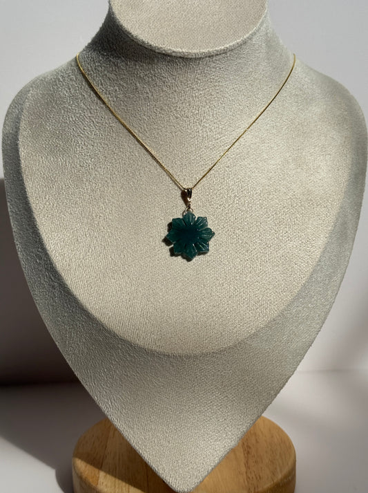 Jade Bloom Water Blue Jade