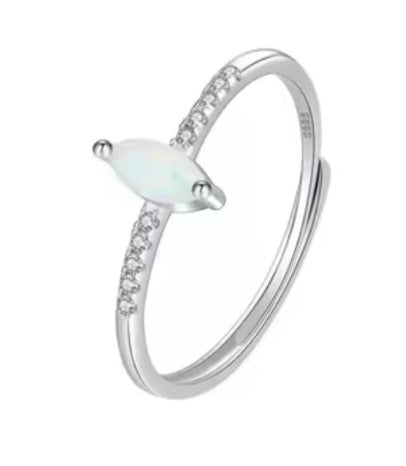 Marquise Opal Ring