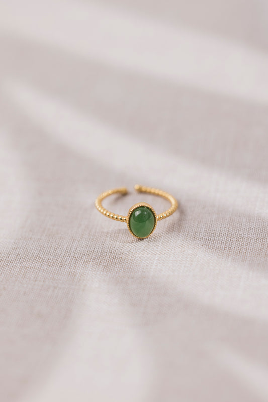 Oval Jade Ring