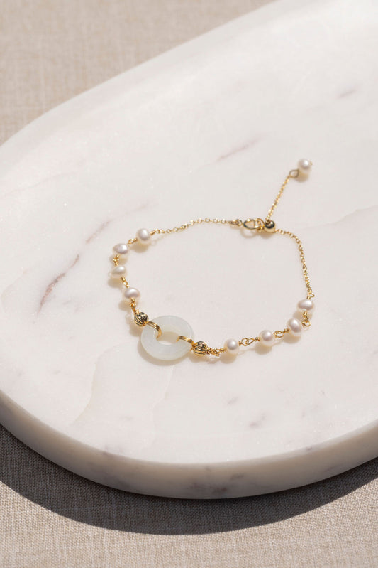 Glistening Jade Bracelet