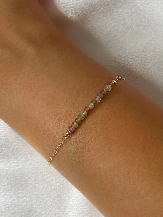 Gold-Filled Natural Stone bracelet – Unique, Natural Style
